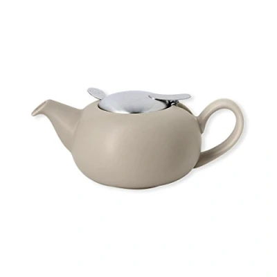 Image of London Pottery Pebble Filter 2 Cup Teapot Matt Putty