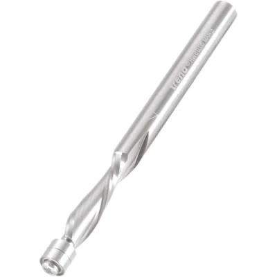 Image of Trend Professional Guided Spiral Down Cut Router Cutter, 1/4 Inch Shank, 6.3mm Diameter &amp; 25.4mm Length, Solid Tungsten Carbide, S64/2LHX1/4STC