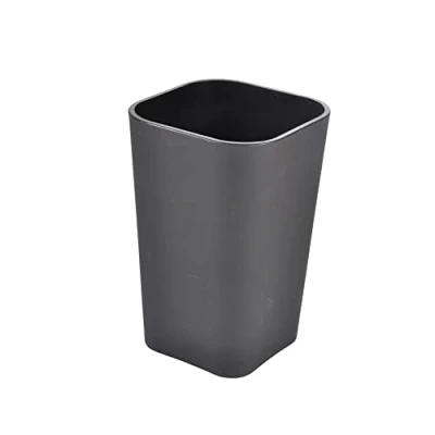 Image of Douceur d’Intérieur Plastic Bathroom Toothbrush Holder, 7 x 11 cm black