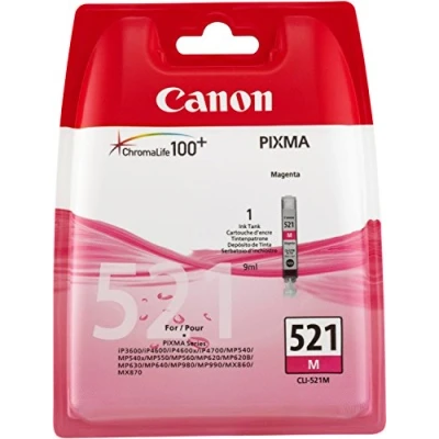 Image of Canon CLI 521 Magenta Ink Cartridge 2935B001