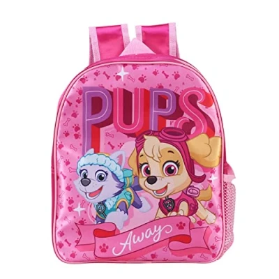 Image of TDL Paw Patrol Skye, and Everest Pink Backpack School Bag For Kids Travel Cute Accessories Girls Gifts 9182