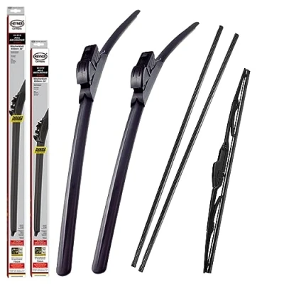 Image of Fits Toyota C HR 2016 onwards All Season Front Wiper Blades With Extra Refill Rubber And Rear HAS2616TLC14HRC