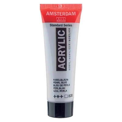 Image of Amsterdam Royal Talens Acrylic Pearl Blue 20ml Colours and Sizes