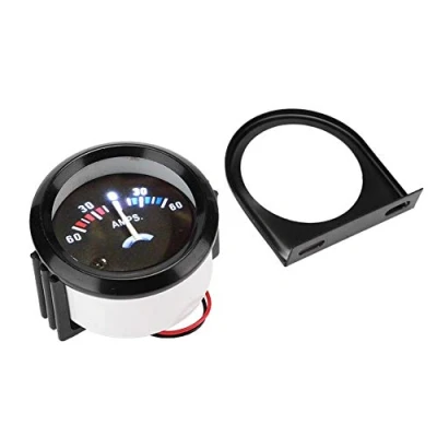 Image of Ammeter Gauge,Car Voltmeter,2 inch 52mm Car Voltmeter 60 0 60A AMP Gauge Volt Meter replacement for Modificaton