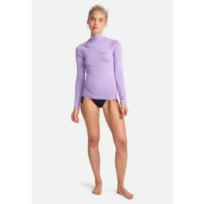 Image of Billabong Long Sleeve UPF 50 SURF T Shirt TROPIC LS Young Womens Purple L