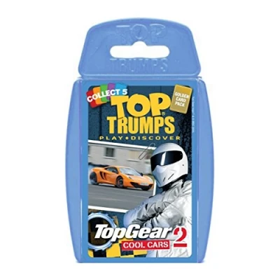 Image of Top Gear Cool Cars 2 Trumps Card Game