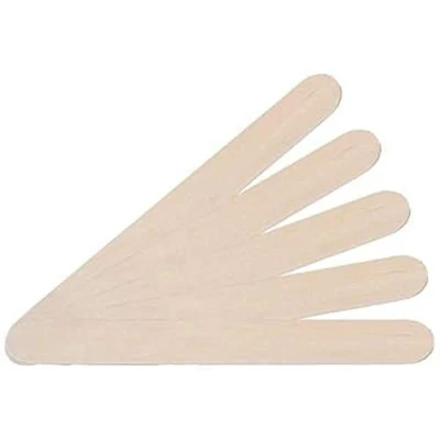 Image of Wooden Mouth Spatulas, Non Sterile for External Use, Pack of 100, 2 cm x 15