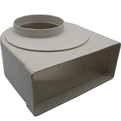 Image of Megaduct 220 Elbow Bend with Rotating Offset 125mm Spigot