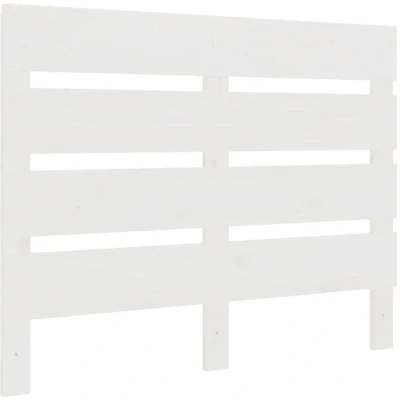 Image of vidaXL Headboard White 75x3x80 cm Solid Wood Pine