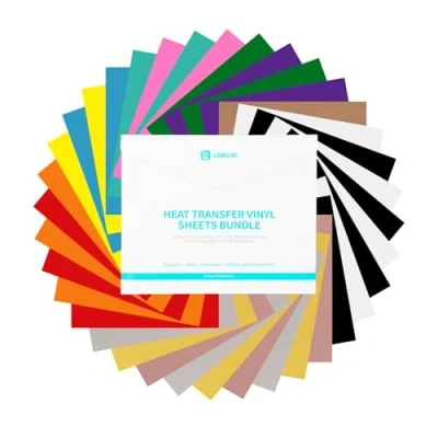 Image of LOKLIK HTV 12&quot; X 10&quot; Vinyl Sheet 36 Pack