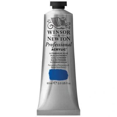 Image of Winsor &amp; Newton 2320664 Professional Acrylic Colour, 60 ml Ultra Blue