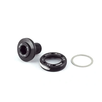 Image of FSA Unisex&#039;s MegaExo QR 18 Omega NBD Crank Bolt Black, Size M12