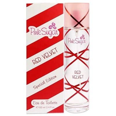 Image of Aquolina Pink Sugar Red Velvet For Women 3.4 oz EDT Spray (Special Edition)