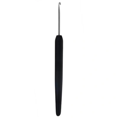 Image of KnitPro Silver Aluminium Hooks 2.25mm Single Ended Crocheting Hooks, Smooth &amp; Comfortable Handle