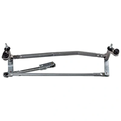 Image of 3C1955601, 3C1955601A Wiper Linkage FEBI BILSTEIN 104959 for left hand drive vehicles without electric motor