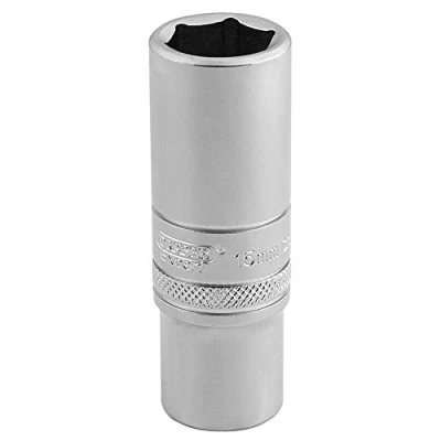 Image of Draper 6 Point Metric Deep Socket, 3/8&quot; Sq. Dr., 15mm