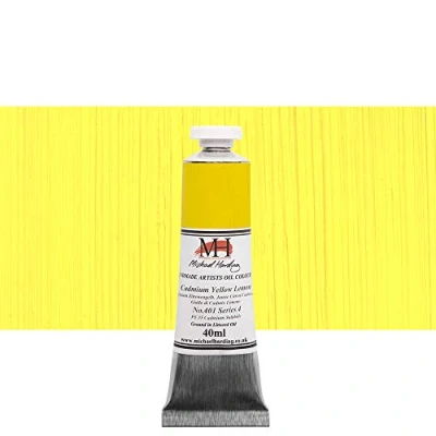 Image of Michael Harding Oil Colour : 40ml Cadmium Yellow Lemon