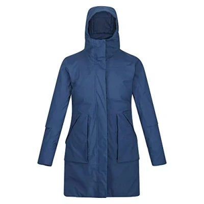 Image of Regatta Women&#039;s Yewbank II Waterproof Insulated Jackets, Dark Denim, 8 UK