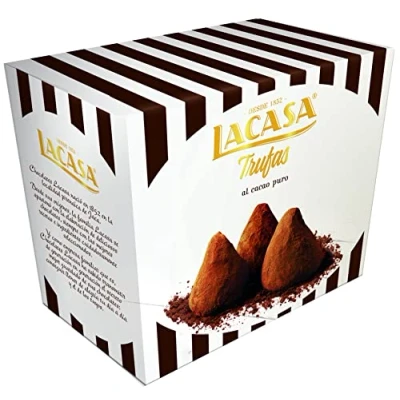 Image of Chocolates Lacasa Pure Cacao Truffles, Box 200 gr