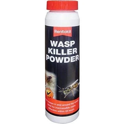 Image of Rentokil Wasp Nest Killer Powder Wasps Nests In &amp; Around The Home Fast Action 150g (Pack of 1)