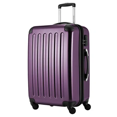 Image of HAUPTSTADTKOFFER Alex Luggage Suitcase Hardside Spinner Trolley 4 Wheel Expandable, 65cm, purple