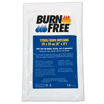 Image of BurnFree 0808 Sterile Burn and Wound Dressings Pads
