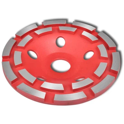 Image of vidaXL Diamond Grinding Cup Wheel Double Row 180mm