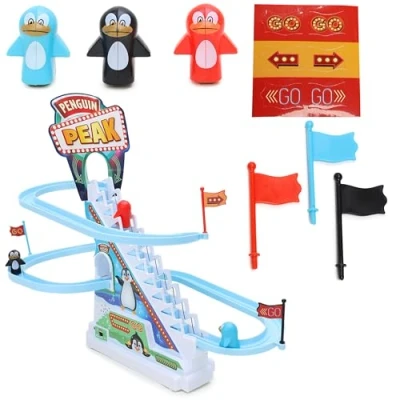 Image of Toyland® Musical Light Up Penguin Run Game Novelty Games For Children Age 3+