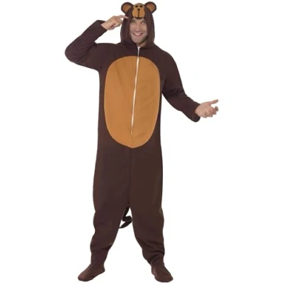 Image of Smiffys Monkey Costume, Brown, M Size 38 inch 40
