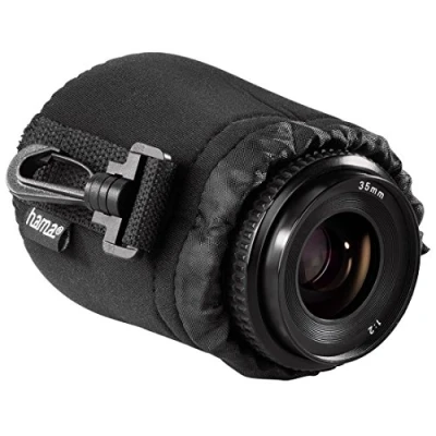 Image of HAMA Lens Pouch Neoprene Camera Soft Bag Case Small 5cm