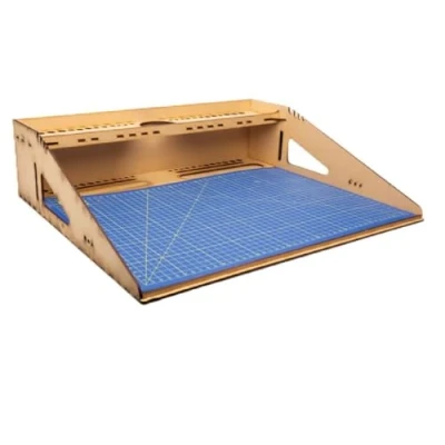 Image of Italeri 50833 Workstation MDF DIN A3, Craft Tool, Plastic Model Building Accessories, White
