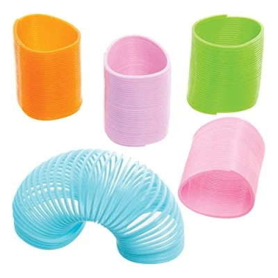 Image of Baker Ross FX549 Egg Shaped Springs Pack of 10, Easter Party Bag Fillers for Kids