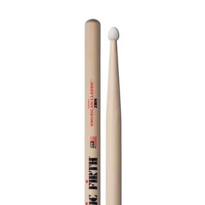 Image of Vic FIrth American Classic® Drumsticks 2BN Hickory Nylon Tip