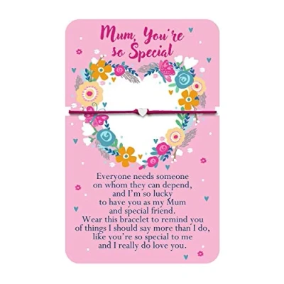Image of Heartwarmers Sentiment Cord Bracelet Mum