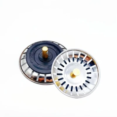 Image of Sink Strainer,2 Pack Kitchen Universal Strainer Stainless Steel Plug, Diameter 78mm…