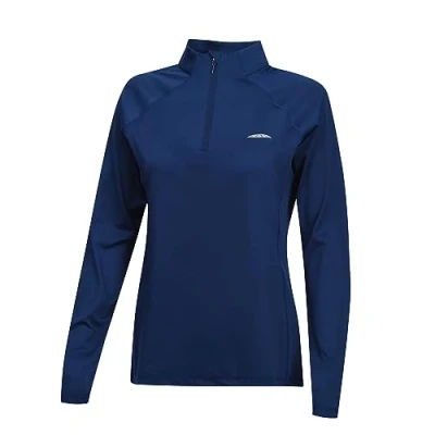 Image of Weatherbeeta Prime Long Sleeve Top, Navy, Ladies XL