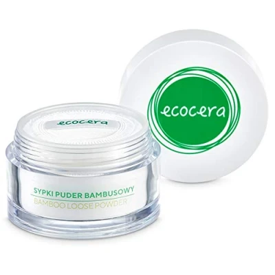 Image of ECOCERA Bamboo Loose Powder Perfect For Oily And Combination Skin Hypoallergenic Delicate Transparent Light 8g