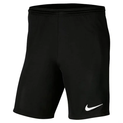 Image of NIKE Mens M Nk Dry Park Iii Nb K Shorts, Black/(White), EU
