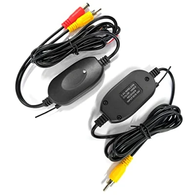 Image of 2.4G Wireless Color Video Transmitter and Receiver for Vehicle Backup Camera Front Car Rear View Monitor System