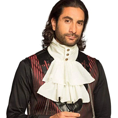 Image of Boland 54570 Jabot, White and Gold, Standard Size