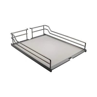 Image of Gedotec hanging basket for Kesseböhmer tall cupboard Dispensa shelf 40 cm wide pharmacy 350 x 467 110 mm 1 piece pull out kitchen