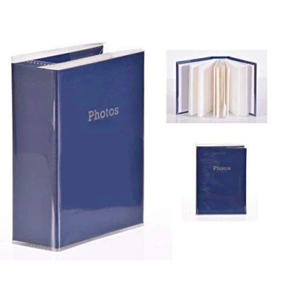 Image of 6&#039;&#039; x 4&#039;&#039; Slipin Photo Album Holds 120 Photos Photography Storage (Blue)