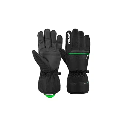 Image of Reusch Men&#039;s Snow King Guaranteed Windproof and Extra Breathable Ski Gloves, Softshell Winter Gloves