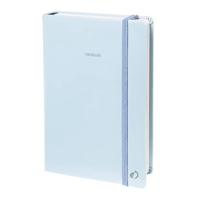 Image of Quo Vadis Pastel Notebook 15 Lined with Elastic 10 x cm Blue