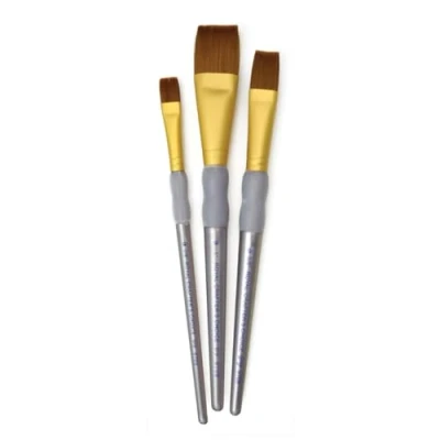 Image of Crafter&#039;s Choice Large Flat Brush Set 3 Piece