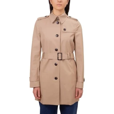 Image of Tommy Hilfiger Heritage Single Breasted Trenchcoat, Women&#039;s, Size: XXS, Beige