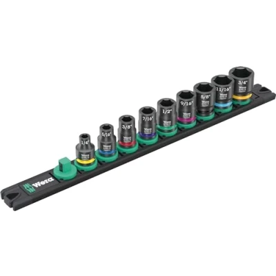 Image of 9608 Magnetic Rail B Impaktor Imperial 1, Socket with 9 Wrenches 05005452001