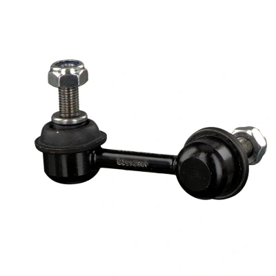 Image of 52321S5TJ01 Anti roll bar link FEBI BILSTEIN 42080 Rear Axle Left 74mm M10 x 1,25 with nuts Steel HONDA: CIVIC 7 Hatchback
