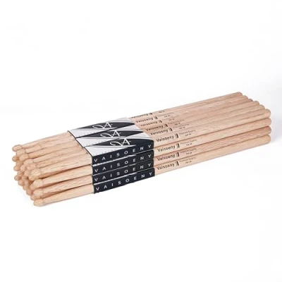 Image of Vaisoeny Drum Sticks,5A Drumsticks for Adults,12 Pairs Classic Oak Wood Kids, Professional Musical Instrument Percussion Accessories