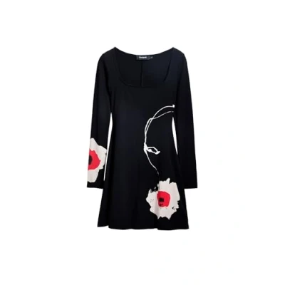 Image of Desigual Women&#039;s Vest_Brujas Casual Dress, Black/White, L
